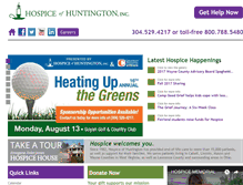 Tablet Screenshot of hospiceofhuntington.org